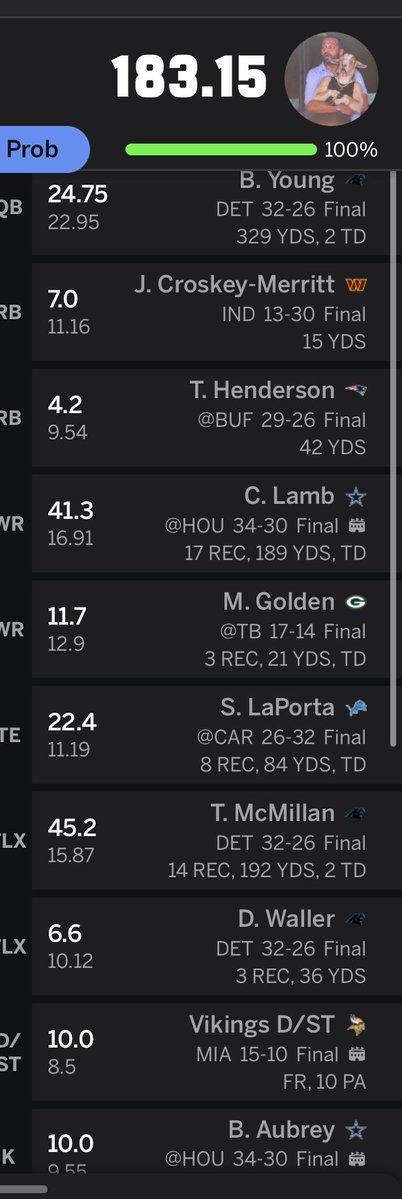 EricMatthews412's tweet photo. @SleeperNFL 👀 https://t.co/uVGJlAFcKR