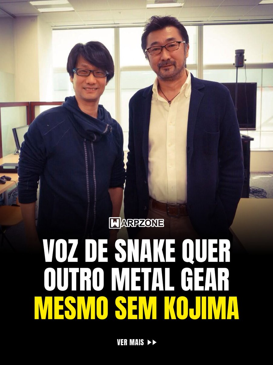 WarpZoneMe's tweet photo. Akio Otsuka, a voz de Snake quer outro Metal Gear, mesmo sem Kojima.

#MetalGear #SolidSnake #WarpZone https://t.co/5AEQ97fJSB
