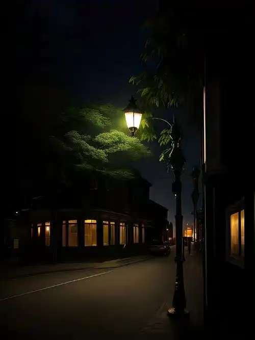 HofzaC's tweet photo. [Beneath the soft night glow, the lanterns are dimmed—like a dream that’s gently tucked away.]， https://t.co/HhDAewaLsj