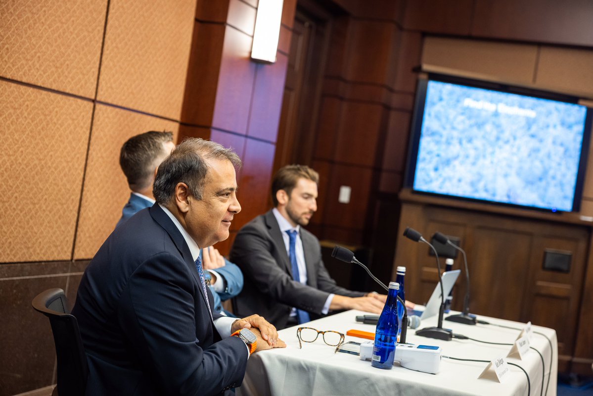 TheICCFGroup's tweet photo. ICCF convened a Congressional staff briefing to explore how emerging technologies — including artificial intelligence, biotechnology, genomics, remote sensing, and advanced data analytics — are rapidly reshaping the future of global conservation. The session brought together leading innovators whose work is demonstrating how cutting‑edge tools can strengthen U.S. leadership in biodiversity protection, ecosystem resilience, and natural security.

The briefing featured Matt James, CEO of the Colossal Foundation and Chief Animal Officer of @colossal, and Alex Dehgan, CEO of @conservationx and former Chief Scientist for USAID — two leaders at the forefront of applying biotechnology, AI, and advanced analytics to global conservation challenges.

Learn more: https://t.co/18IotoNhfp
