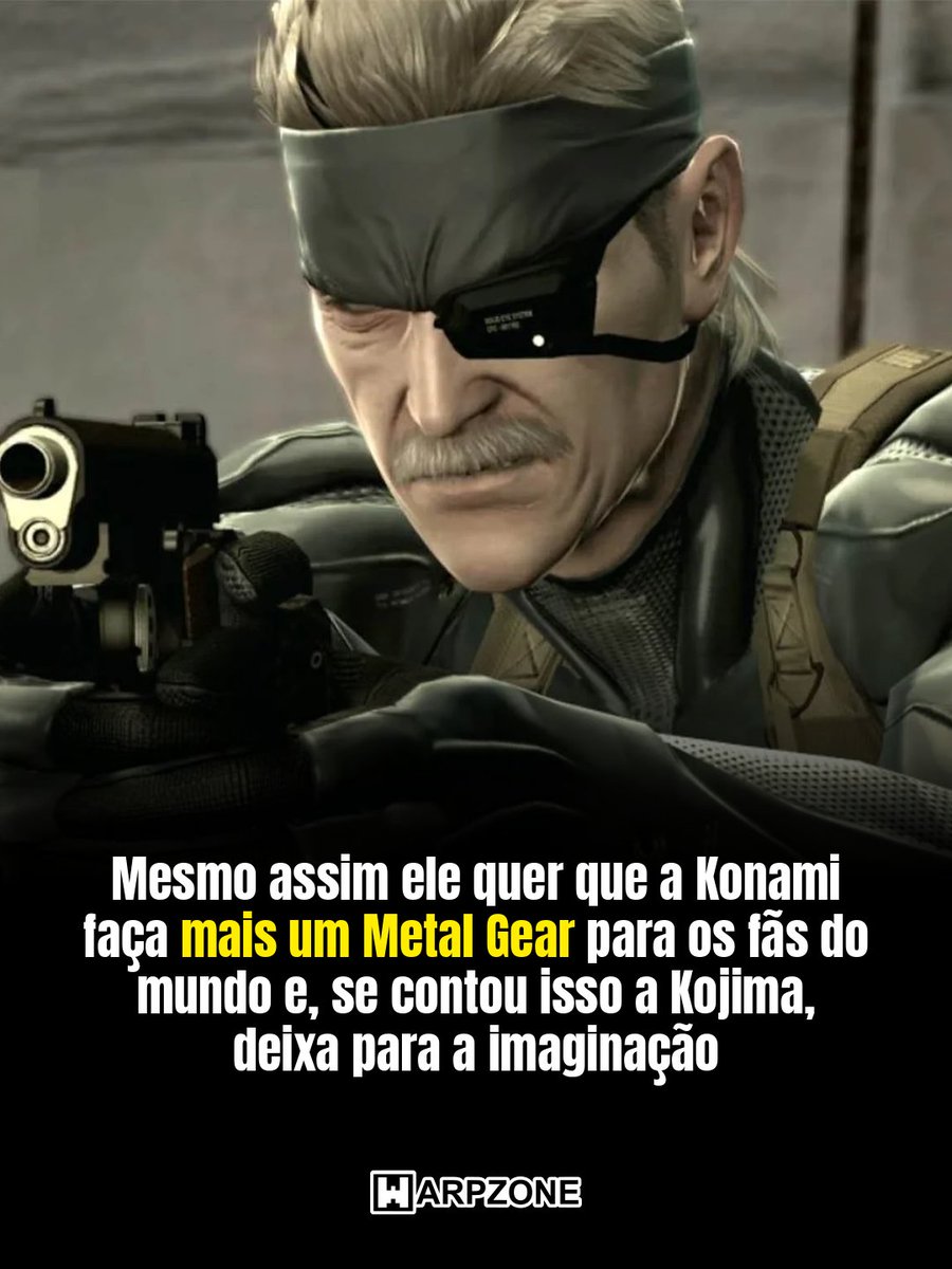 WarpZoneMe's tweet photo. Akio Otsuka, a voz de Snake quer outro Metal Gear, mesmo sem Kojima.

#MetalGear #SolidSnake #WarpZone https://t.co/5AEQ97fJSB