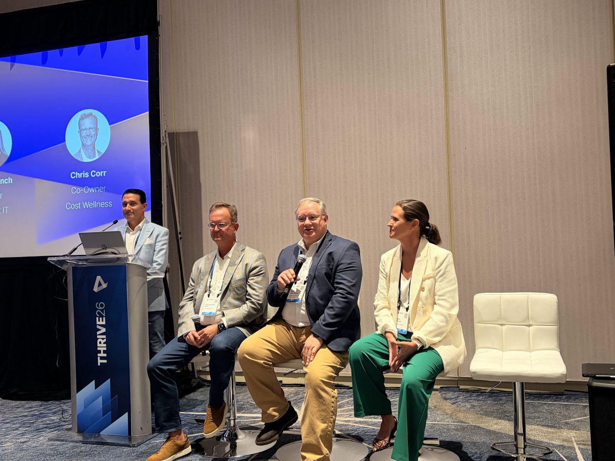 vComSolutions's tweet photo. What a week at Thrive 2026! ๐ We hosted a customer roundtable, led 2 breakout sessions, and celebrated with 2 happy hours. The energy and connections were incredible. Thank you to everyone who joined us! ๐
#Thrive26 https://t.co/F2uEqXyR1u