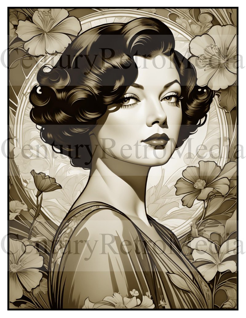 FilmTVLegends's tweet photo. Myrna Loy - Oblique Ink and Floral #24017 (Sepia Tone) - 11x14 Glossy Poster Print - Hollywood Legend - Art Nouveau Illustration Collection 
Available Here: https://t.co/zZlF9Ol8oR

#myrnaloy #artnouveua #floralart https://t.co/xLsq0WLy1F