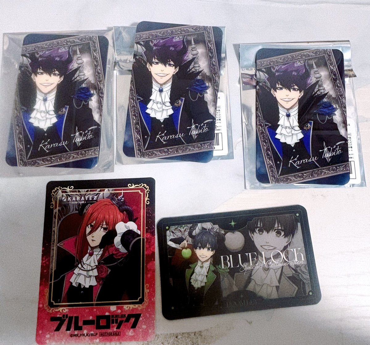 xa0t_t's tweet photo. 【交換 譲渡】
ブルーロック カラオケ鉄人 コラボ

求♡糸師凛(同種)
譲♡画像のものor定価+(送料)

お気軽にお声掛けください♩ https://t.co/my1GzHUX6o