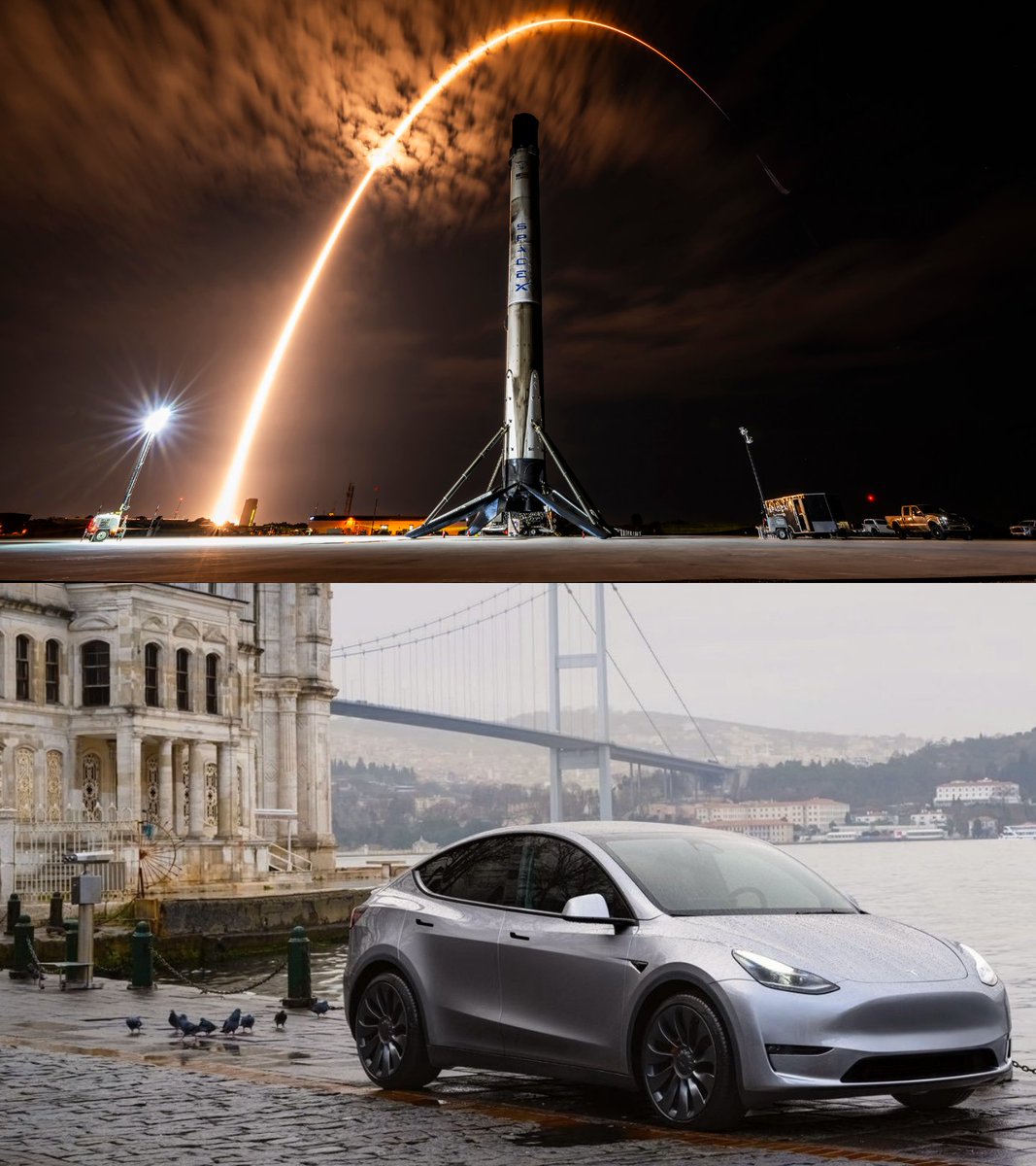 bosunatiklama's tweet photo. Tarihin ilk ve tek trilyoneri Elon Musk'ın sahip olduğu şirketler:

▬ SpaceX: Uzay teknolojileri şirketi.

▬ Tesla: Elektrikli otomobil şirketi.

▬ xAI: Yapay zeka şirketi.

▬ X: Sosyal medya platformu.

▬ Neuralink: Beyin-bilgisayar arayüzleri geliştiren nöroteknoloji şirketi.

▬ The Boring Company: Yer altı tünelleri geliştiren ulaşım şirketi.