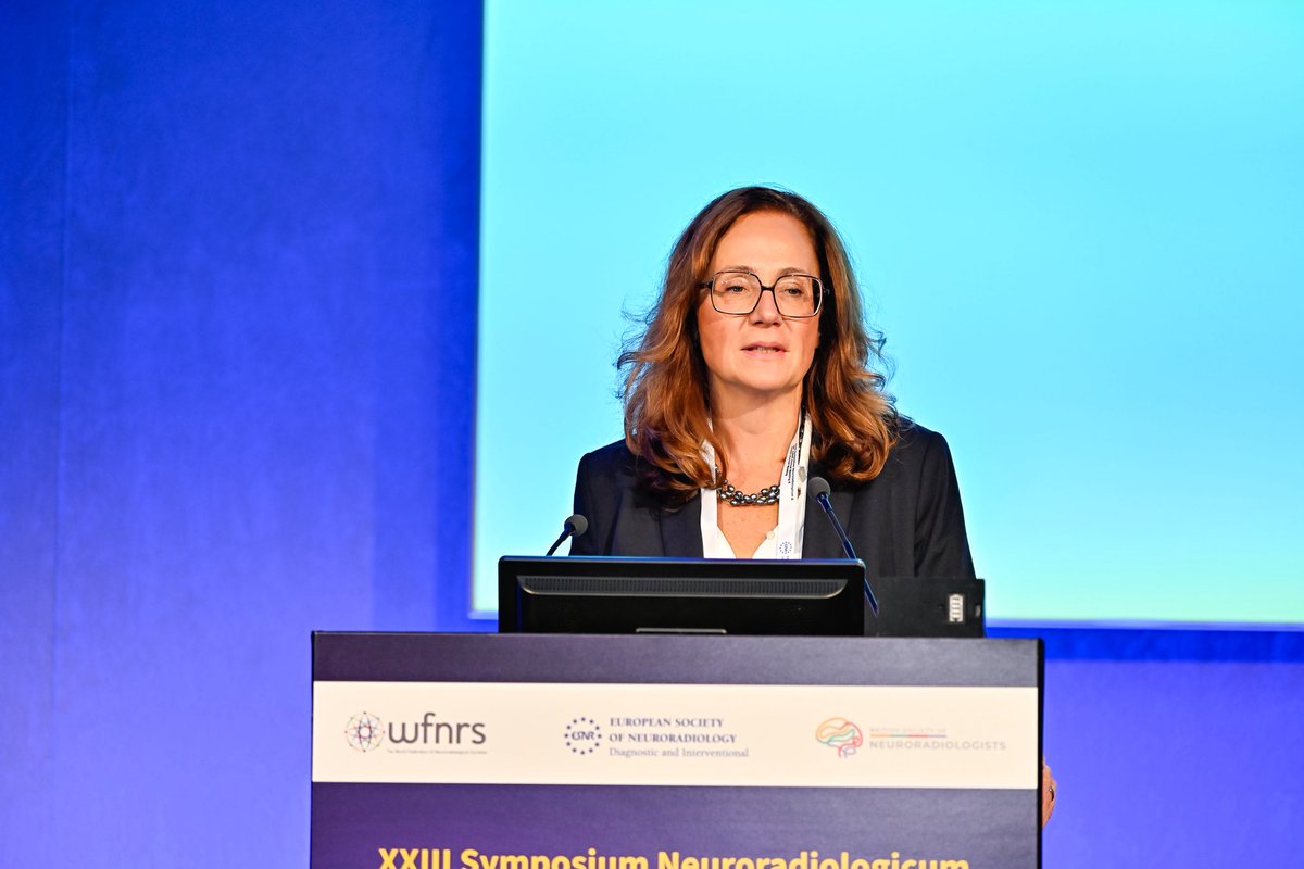 ESNRad's tweet photo. Please join us in welcoming Prof. Katarina Šurlan Popovič as the new Vice President of ESNR. 🧠

With extensive experience in neuroradiology and a long-standing contribution to ESNR, she joins the Society’s new leadership team.

#ESNR #Neuroradiology https://t.co/YJBV9Rh9Yg