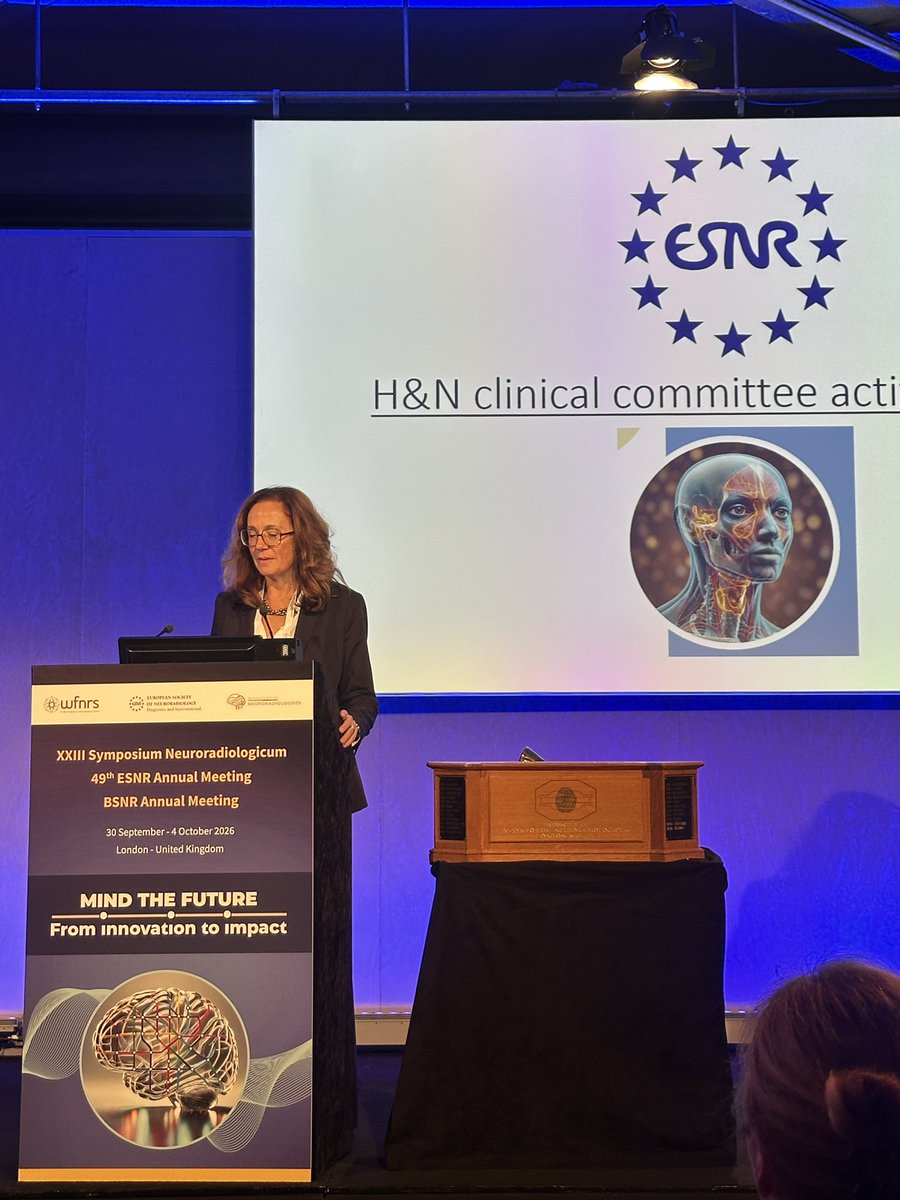 ESNRad's tweet photo. Please join us in welcoming Prof. Katarina Šurlan Popovič as the new Vice President of ESNR. 🧠

With extensive experience in neuroradiology and a long-standing contribution to ESNR, she joins the Society’s new leadership team.

#ESNR #Neuroradiology https://t.co/YJBV9Rh9Yg