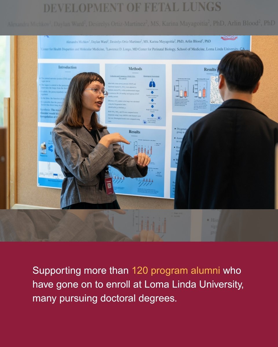 LLUHealth's tweet photo. LLU School of Medicine Center for Health Disparities and Molecular Medicine is celebrating its 20th anniversary and the many students over the past two decades who have benefited from internships and summer research training programs. 🌟 

👉 Read more: https://t.co/vkyzapoOMD https://t.co/YmK1SVilDN