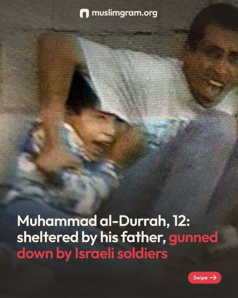 MuslimGram's tweet photo. #MuhammadAlDurrah #Palestine #Gaza #NeverForget #muslimgram https://t.co/XizCQuzge7