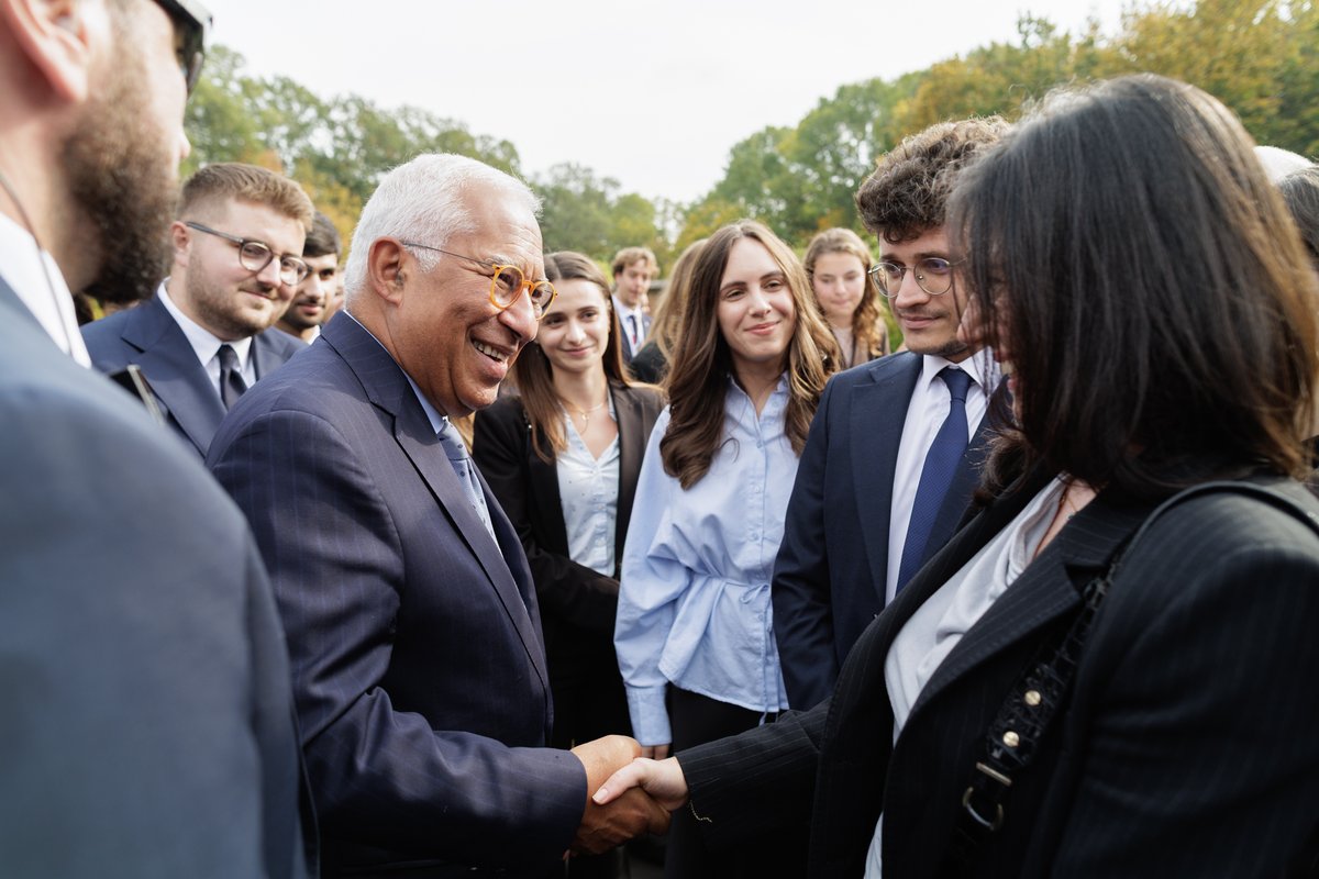 coenatolin's tweet photo. “You will learn far more here than European integration or security studies. Natolin teaches you to think beyond disciplinary boundaries because Europe itself cannot be understood through a single discipline.”

António Costa, President of the European Council, @eucopresident officially opened the 2026/2027 academic year at the College of Europe in Natolin!

Learn more & read the full speech on: https://t.co/pSCXT4FY3R