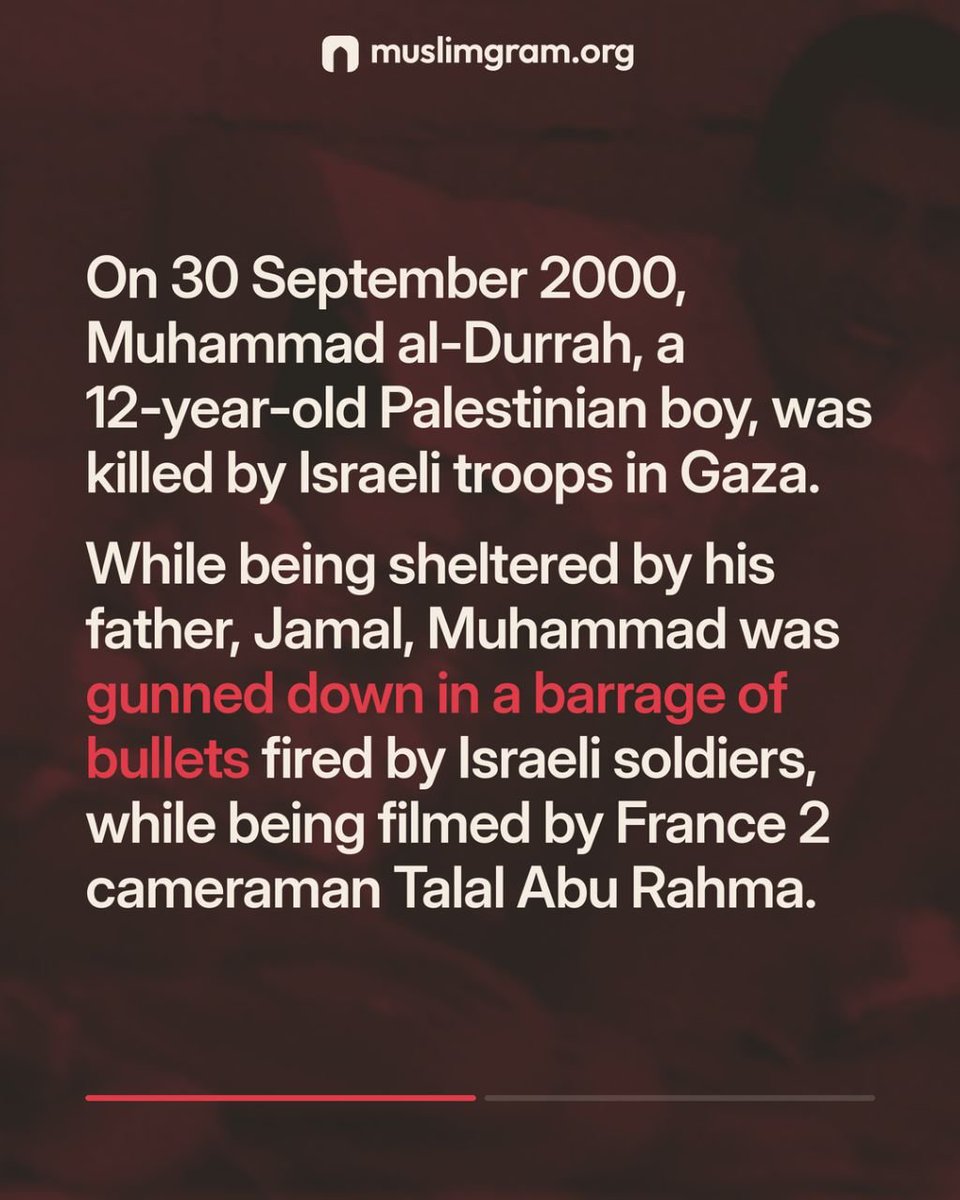 MuslimGram's tweet photo. #MuhammadAlDurrah #Palestine #Gaza #NeverForget #muslimgram https://t.co/XizCQuzge7