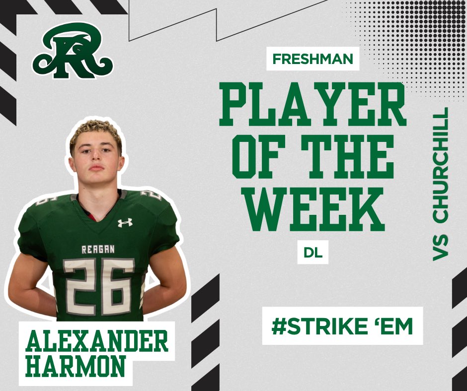 SAReaganFball's tweet photo. S/O our Sub-Varsity players of the week! 
#StrikeEm🐍 https://t.co/OqYV0Uu9d1