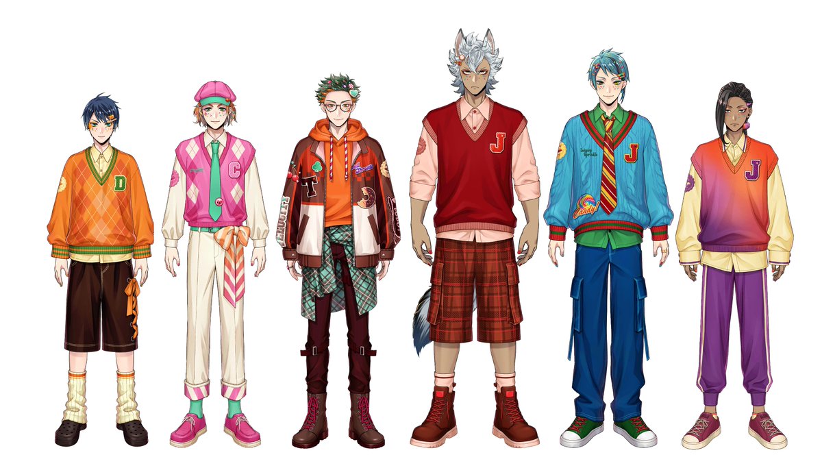 hinochkka's tweet photo. sugar rush live2d models. https://t.co/tpLxtqfPbR