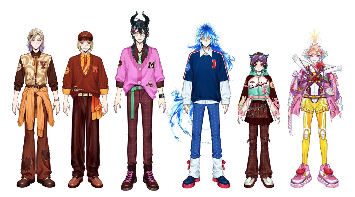 hinochkka's tweet photo. sugar rush live2d models. https://t.co/tpLxtqfPbR