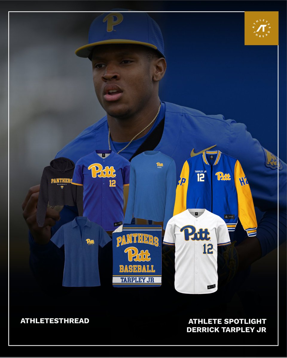 PantherThreads's tweet photo. Keep an eye on Derrick Tarpley Jr! 💙

Derrick wears No. 12 for Pittsburgh!

Hail To Pitt! Support Derrick and Pittsburgh with every purchase!

https://t.co/MpoE8Jb1Uu

with Derrick Tarpley Jr. https://t.co/YMUPDT3HhK
