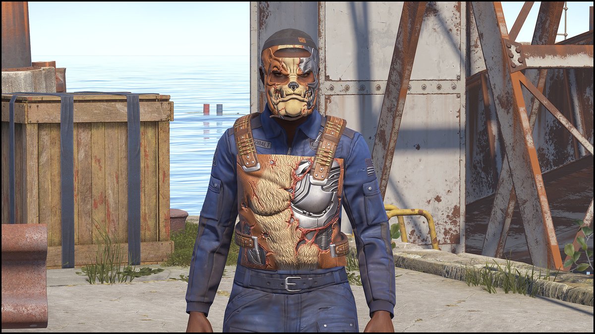 Oaasis_workshop's tweet photo. We’ve finally finished the "BULLYNATOR" armor. I hope you like it. @playrust 
Mask: https://t.co/ZNR4BOoTIm
Chest:https://t.co/iO3wzTh12O
@Helkus 
@gerrmanman 
@HedgesnVideos https://t.co/xHn81Zfq6t