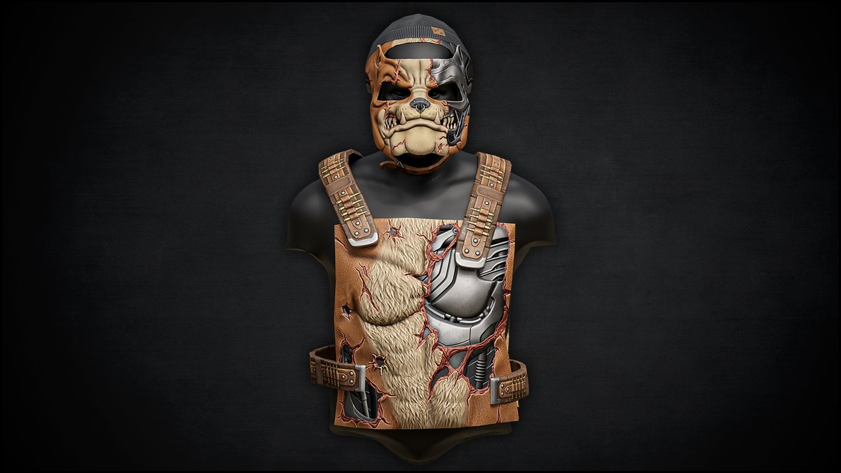 Oaasis_workshop's tweet photo. We’ve finally finished the "BULLYNATOR" armor. I hope you like it. @playrust 
Mask: https://t.co/ZNR4BOoTIm
Chest:https://t.co/iO3wzTh12O
@Helkus 
@gerrmanman 
@HedgesnVideos https://t.co/xHn81Zfq6t