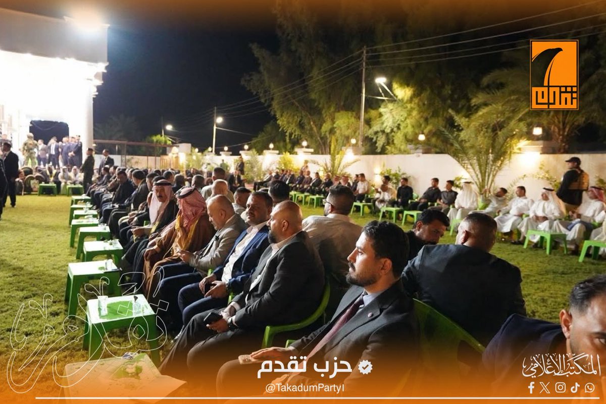 AlshmrytFatmt's tweet photo. رئيس حزب تقدم الرئيس محمد الحلبوسي يلتقي عدداً من شيوخ ووجهاء وأهالي اليوسفية، بدعوة من معالي  وزير التربية السيد عبد الكريم عبطان في مضيفه. https://t.co/kt8wNbjJb5