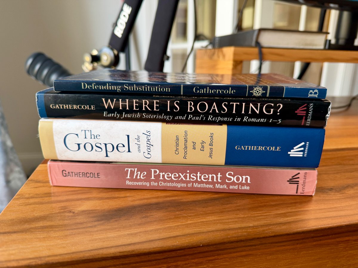 DrGladd's tweet photo. Is Simon Gathercole one of the most underappreciated scholars at present? His work is simply incredible. 👨🏻‍🏫 https://t.co/gECXesvm9b