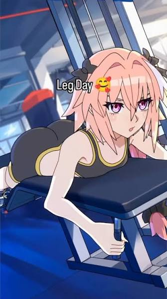 LevieVT_'s tweet photo. The clothing is Astolfo Gym attire inspired for those curious as to why that clothing choise https://t.co/pARLfuZkzR