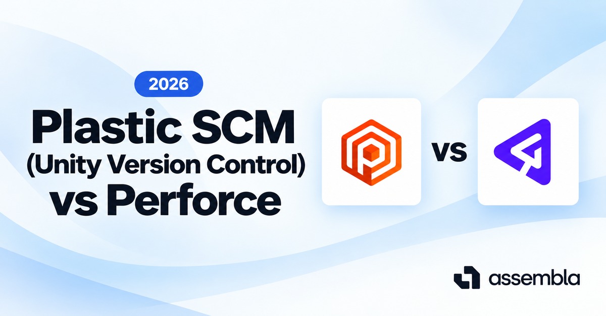 assembla's tweet photo. Plastic SCM is now Unity Version Control, and since March it has no per-seat fees.  

So when does Perforce still make sense for an indie studio? Unreal, big binary depots, real file locking, a team that will grow.  

Our 2026 comparison: https://t.co/0S1yUlUWW1 https://t.co/lDMJnmgr7I