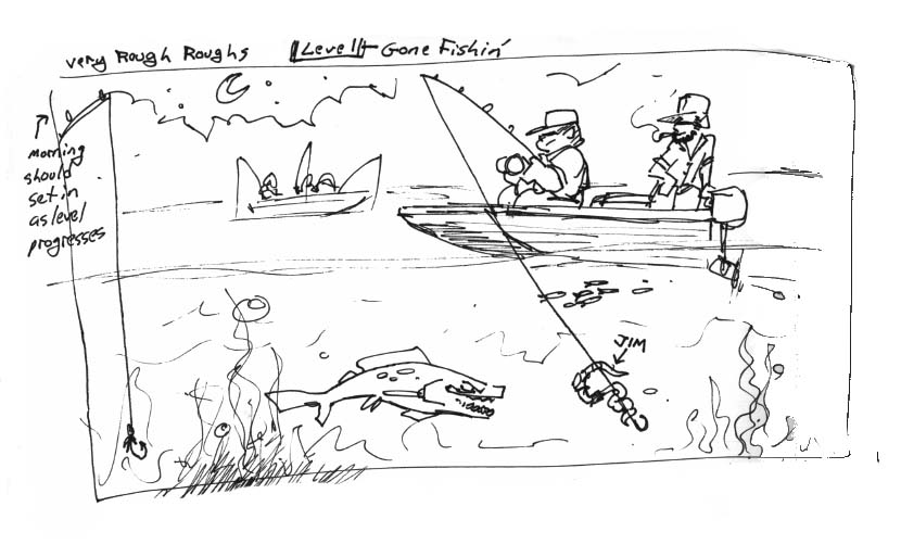 SSNTails's tweet photo. For a brief moment back in 2000, I was involved with planning for an EWJ fan game. These drawings, by a gal I don't remember, is as far as things got before we disbanded and I went back to SRB2.
I especially liked the picnic table-top gelatin idea. https://t.co/XznoDAOJHR