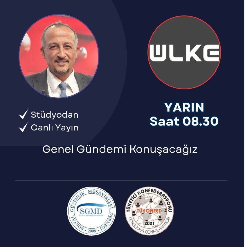 MuratBalSmmm's tweet photo. Yarın sabah Ülke Tv'de @ulketv stüdyodan canlı yayında #ÜlkedeBuSabah programında Genel Gündemi uzun uzun konuşacağız.
@tukonfed
@sgmdernegi
 #MuhalefetYasaDediCumhurDuyBuSesi #emekli #emeklimaaşı #emeklimaaşları #enflasyon #engelli #engelliemeklilik #abo #gss #asgariücret #memur #memuremeklisi #memurmaaşı #ssk #sskemeklisi #çırak #staj #çıraklık #stajyer #stajçıraklıksgkbaşlangıcıolsun #dogumizni #bagkur #bagkuremeklisi #bagkurtescil #bagkurihya #ücret #emeklipromosyon #kademeliemeklilik #kademe #sivilokulborçlanma #4cAskerlikBorçlanması #doğumborçlanması #doğumizni #esnekçalışma #vergi #vergiödeme #696KHK #sözleşmelipersonel #sözleşme #ilo #sgk #yapıkayıtmeclise #toplusözleşme #tes #yapılandırma #kurgan #emeklimaaşzammı