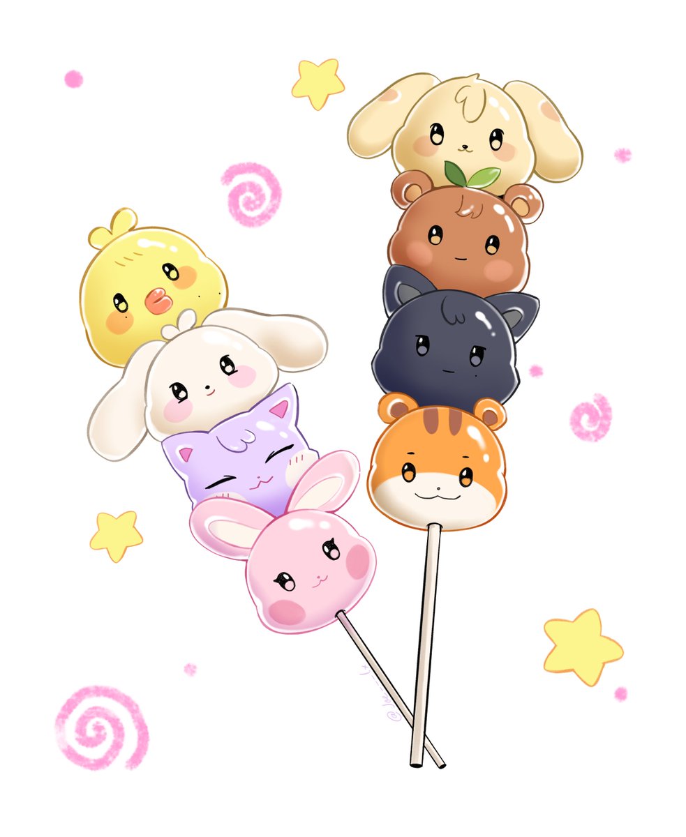 joe___lx's tweet photo. 🍡🍡#ATEEZfanart https://t.co/3lAPhC5lkg