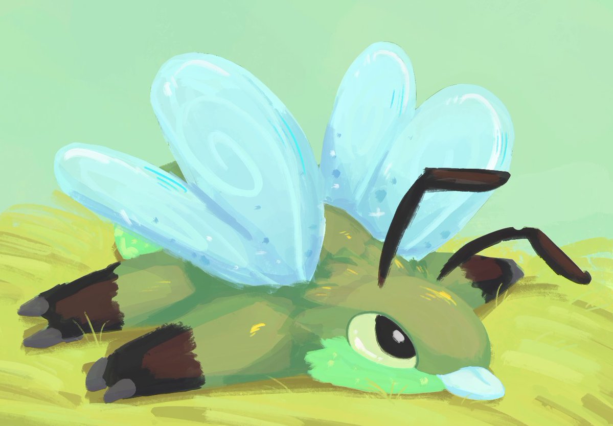Soarfloh's tweet photo. Silly bug c//mm https://t.co/KXn126zJ0t