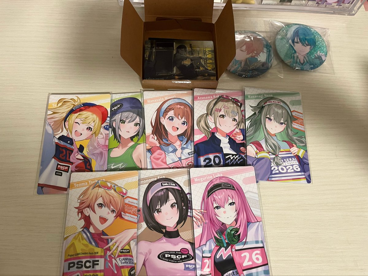 knkt_000714's tweet photo. プロセカ　交換　譲渡　エピカ　グリッター缶バッジ　グリ缶

譲：以下画像

求：同異種彰人or定価（希望額）＋送料
（一部瑞希）

比率違い👌´-
1部抱き合わせ

検索からお気軽にお声掛けください🍀 https://t.co/GMbHVOcZ5d