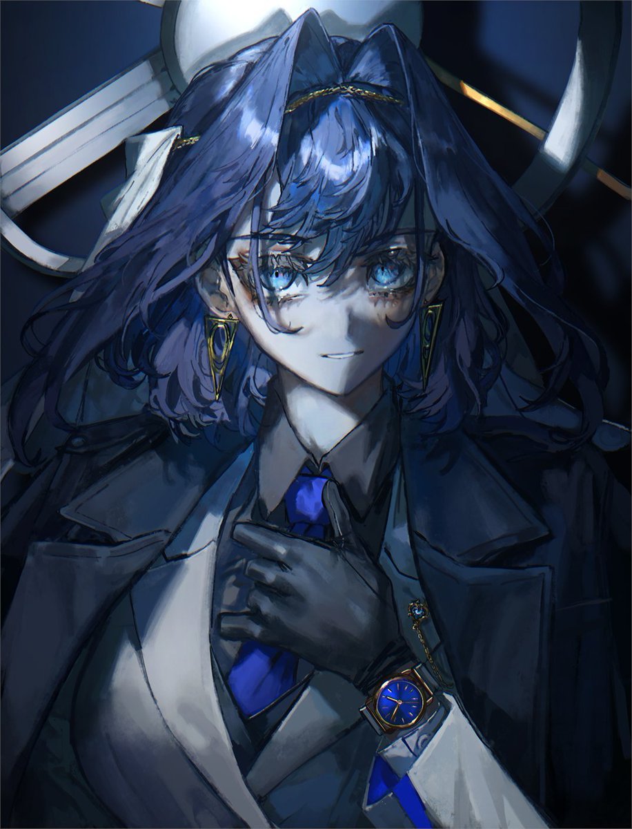 ouro_syndicate's tweet photo. ⠀
Initially, Kronii's expression was one of irritation at the sight before her. Blue hair, piercing eyes, a stunning figure.

Perfection.

However, her expression soon twisted into a smirk as her cold gaze lingered on @W4ARDENOFT1ME. 

This was an opportunity.
⠀ https://t.co/gOFhct8InR