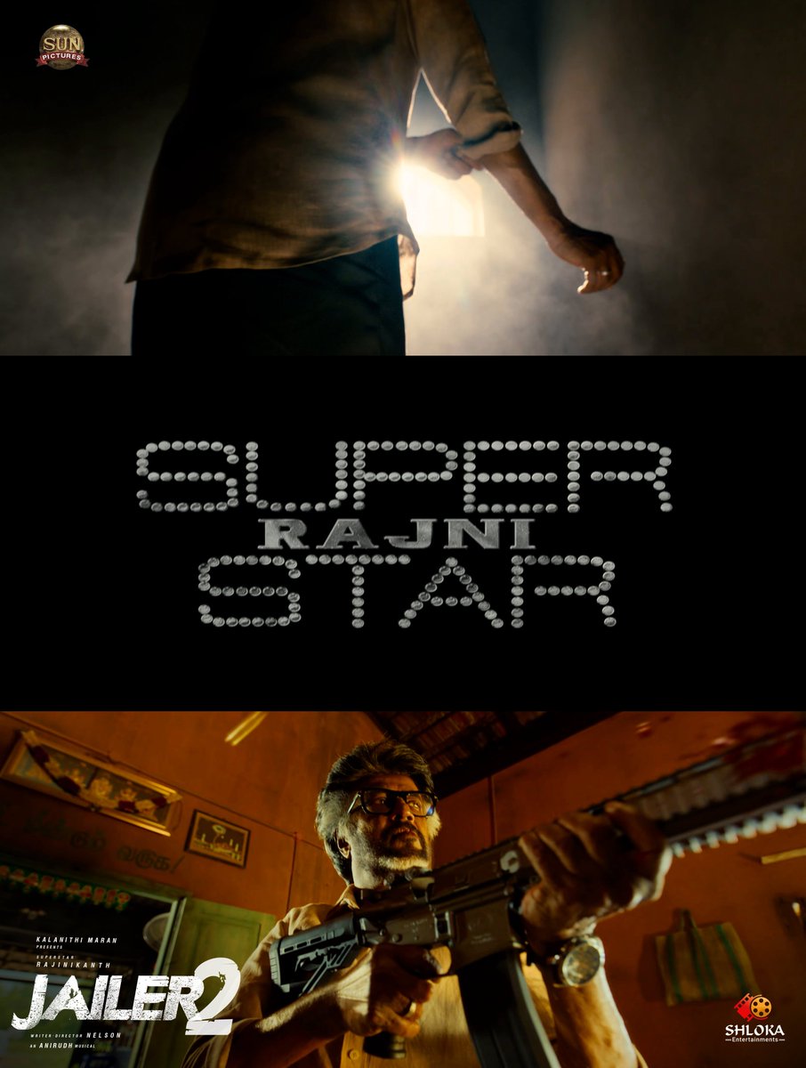 ShlokaEnts's tweet photo. ONE MAN. MANY ENEMIES. ZERO ESCAPE🔥

The villains of #Jailer2 are about to meet the FEAR 🔥🔥🔥

And the fear is TIGER MUTHUVEL PANDIAN🙌⭐️

Premieres October 14th

Distributed by @ShlokaEnts https://t.co/v4uCJTPb9Y