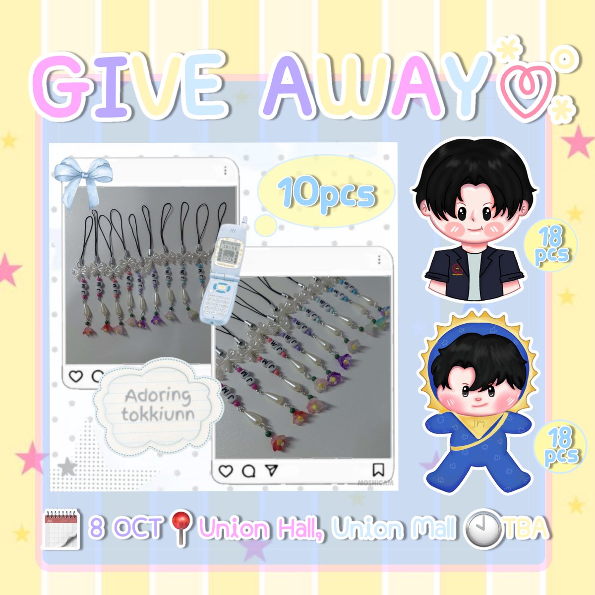 mailzz_04's tweet photo. มารับกอวได้นะคับ มี
- สตก.อันจิ๋ว อย่างละ18ชิ้น
- ที่ห้อยโทรศัพท์ 10ชิ้น
(1คน ต่อ1อย่างน้าคั้บ 🤲🏻❤️)

🗓️ : 8 OCT
📍 : Union Hall, Union Mall
🕙 : TBA

#GMMTVFANIVAL2026HappyFamily https://t.co/A8KPICDm2H