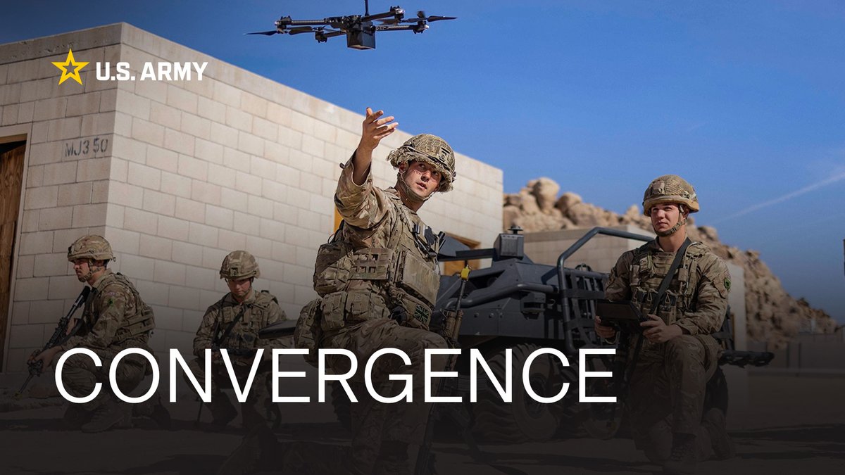 USArmy's tweet photo. The battlefield is changing. So are we. 

How The Army Fights is our new operational framework, built on four core elements: Convergence, Strike, Close Battle, and Endurance. 

This is how we win. https://t.co/663qeJc0hF
