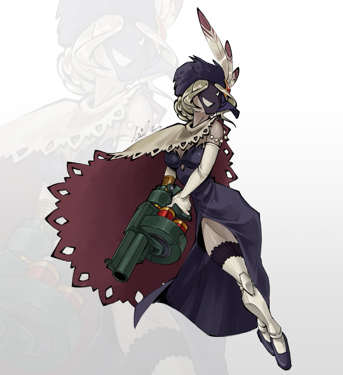 cardy1750's tweet photo. gonna render each character from my skullgirls comp entry cause i like how each of them turned out ! Dahlia first bc she was my fav...... https://t.co/RDPiNi2ewx