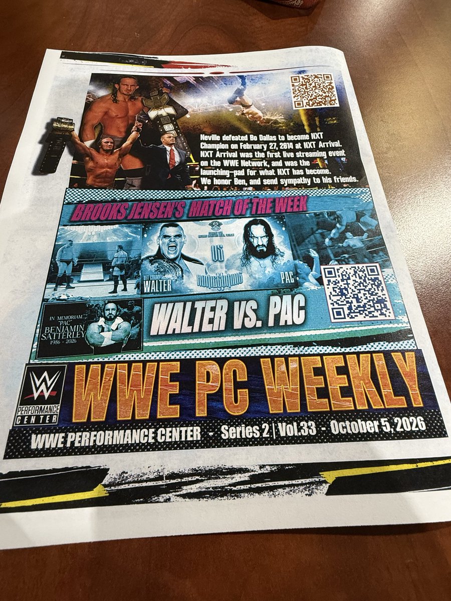 BrooksJensenWWE's tweet photo. Making the business better
#WWENXT #WWERAW https://t.co/N6F4oztIN3