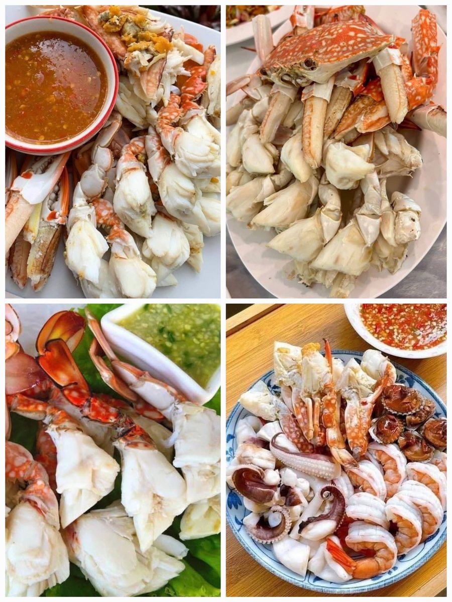 HanaTran86's tweet photo. Chiều thứ 3 ăn ghẹ. 🦀🦀

Thịt trắng chắc, gạch béo, chấm muối ớt hoặc mắm gừng là ngọt thanh. Bóc một càng là dính tay, ngồi lai rai không hay. Hải sản nóng mới đã. 🤗

Chúc mọi người buổi chiều ngon miệng 🦀🌶️
#ghehap #haisan #thuba https://t.co/IZpRjh0NaB