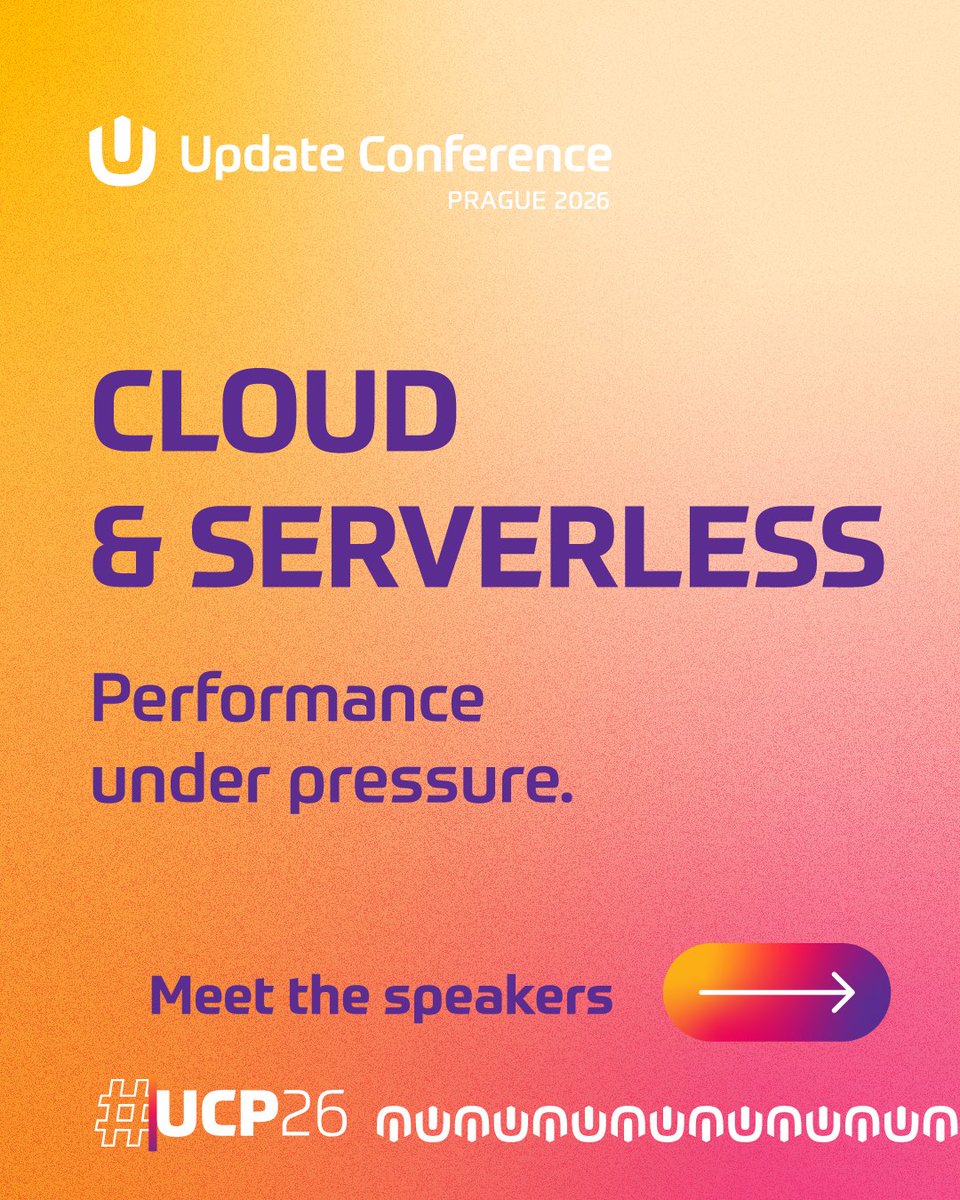 update_conf's tweet photo. Slow systems. Sudden crashes. What’s your next move?

☁️ Cloud &amp; Serverless at #UCP26:
@callumbwhyte: diagnosing performance issues at scale.
Alon Kiriati: staying calm when systems crash.

🎟️ Join in Prague or online:
https://t.co/prqlFK8HVZ

#UpdateConference #Cloud #Serverless https://t.co/ol9ROGUnIP