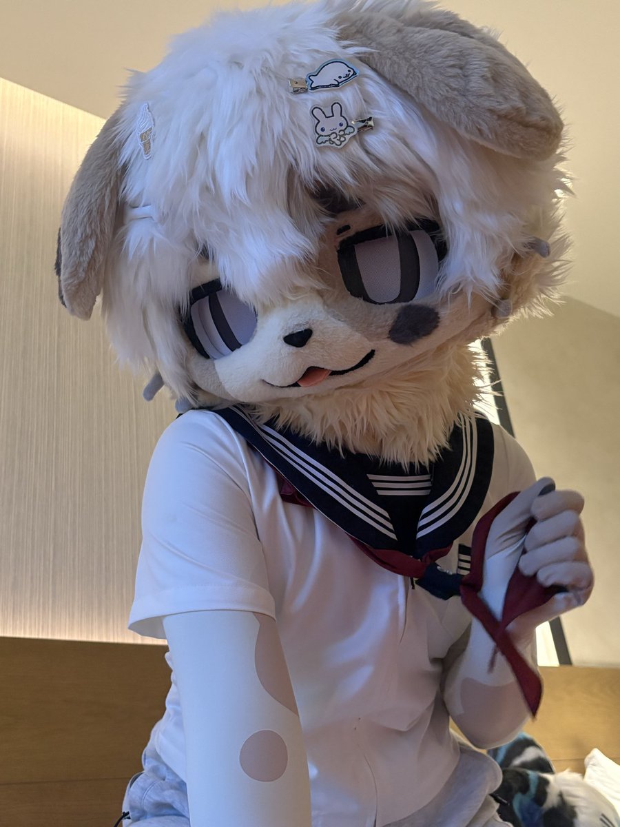 Alexyuwanwamchi's tweet photo. 🥴 #furry #femboy #fursuit https://t.co/kydaD2v6X8