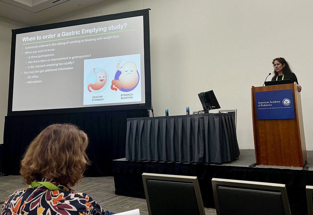 ChildrensATLRad's tweet photo. 🤩Dr Adina Alazraki clarifying the guidelines for ordering #pediatric nuclear medicine studies @AAPexperience! @EmoryMedicine @childrensatl #AAP2026 #PedsRad https://t.co/lc8VktaHeX
