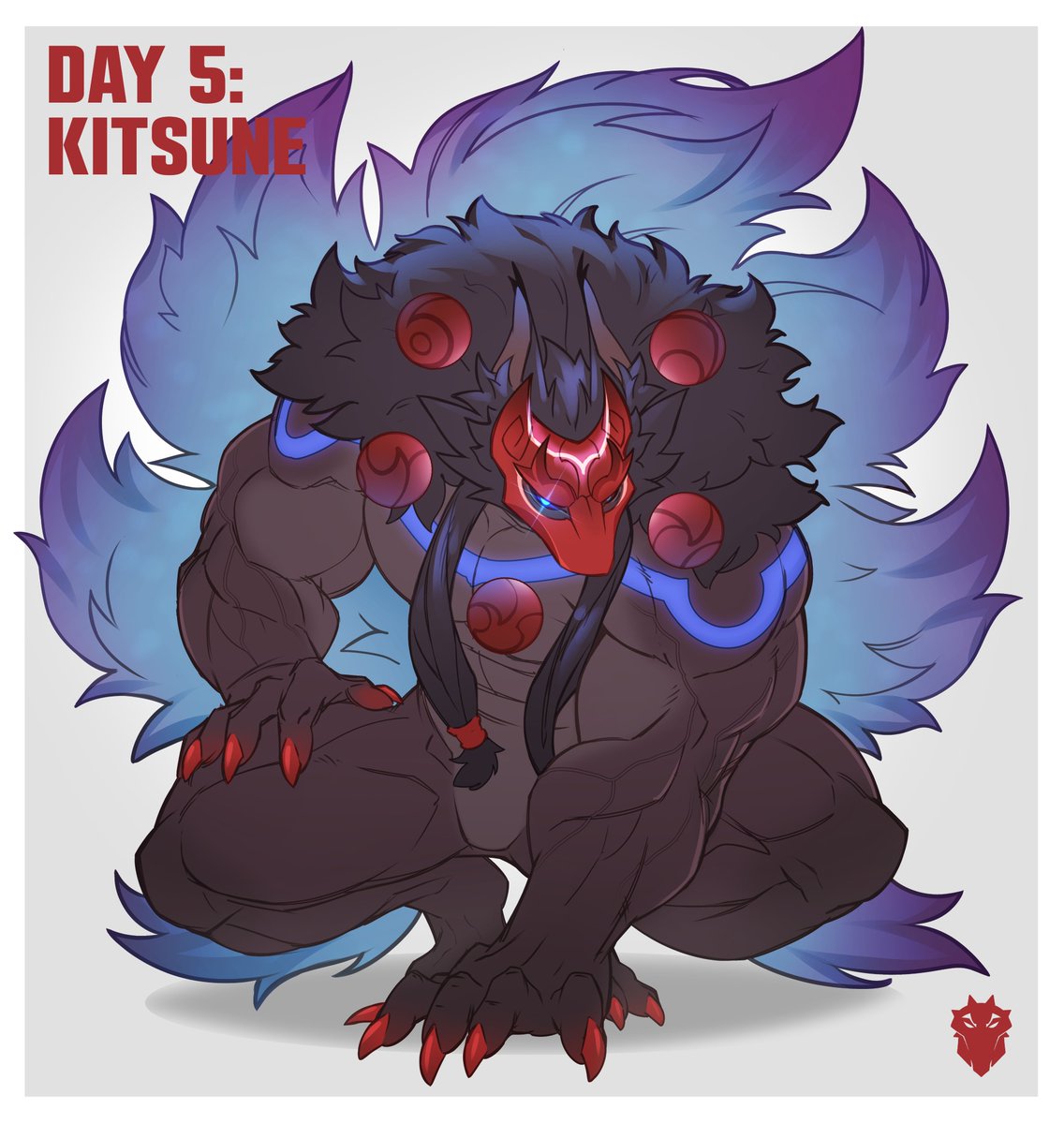 InternalEdge's tweet photo. WERETOBER 2026   
#Weretober  Day 5. Kitsune https://t.co/wswodco9iM