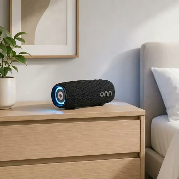 NowInStock's tweet photo. #ad #Deals 

🚨 DEAL: onn Medium Rugged BlueTooth Speaker with LED Lighting ONLY $19.88!  Grab this Walmart deal: https://t.co/KiNv2iAPRP https://t.co/xnYi2gjX4j