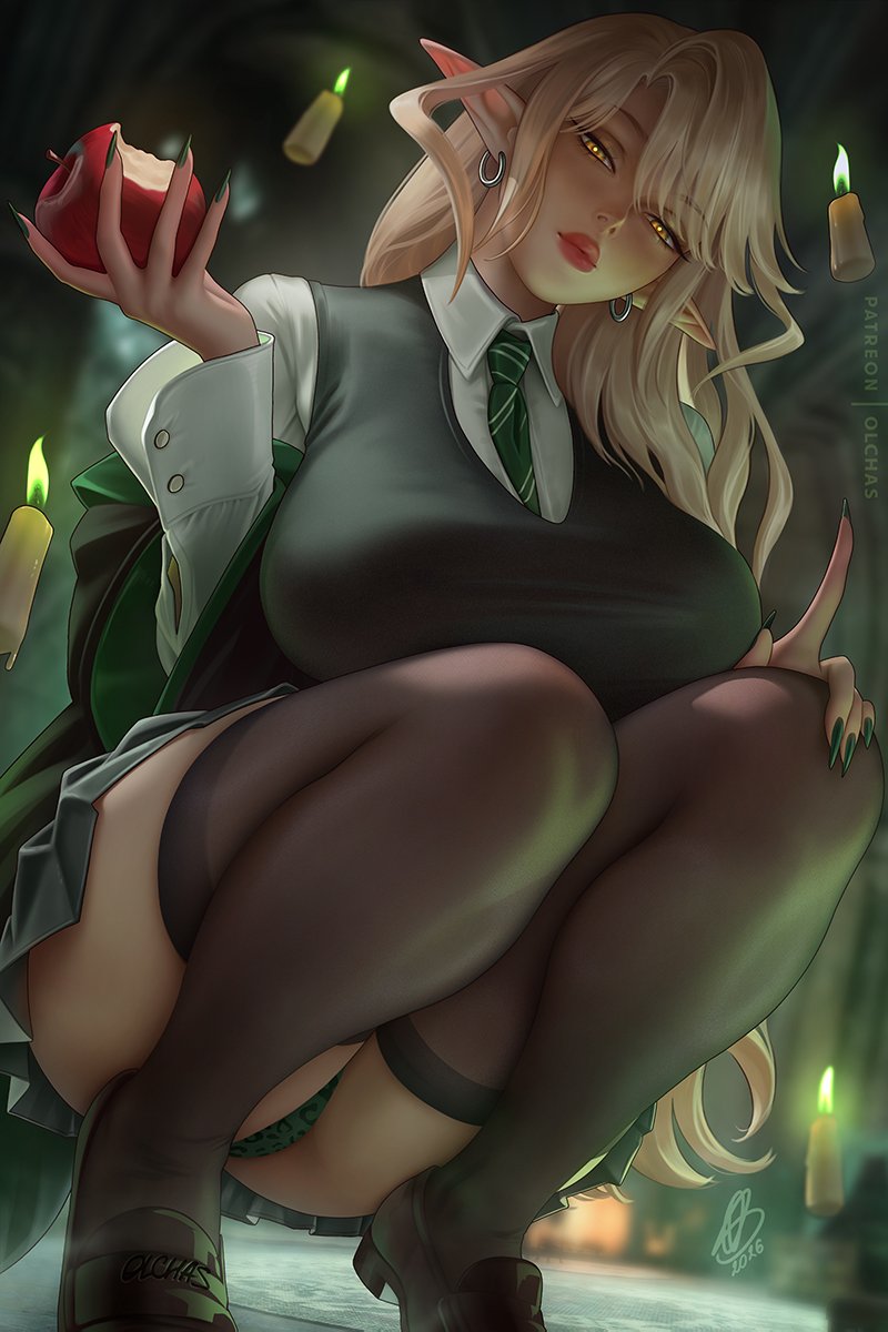 OlchaSArt's tweet photo. Vassa Malfoy 🐍🍎

#Malfoid https://t.co/QPJILi09H8
