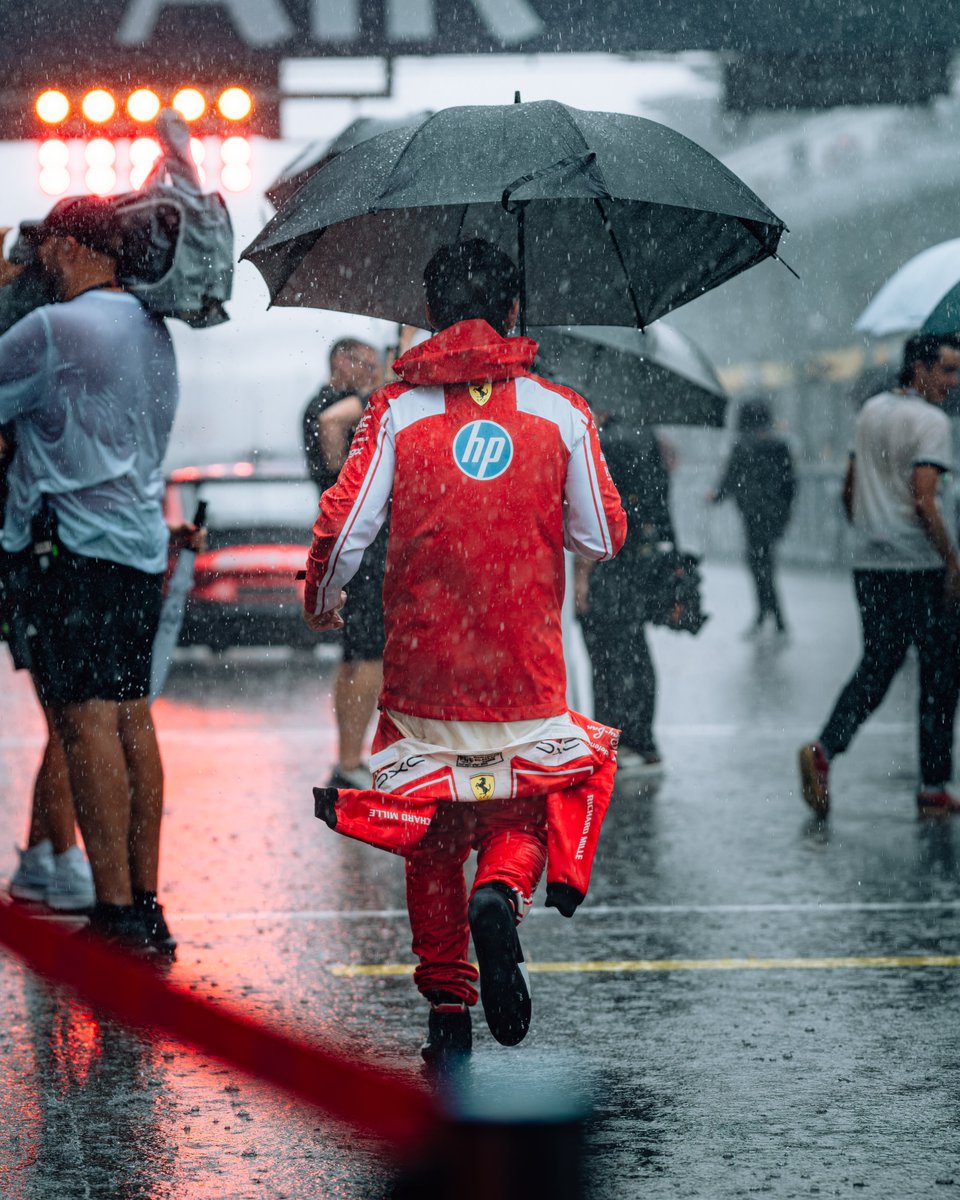 F1's tweet photo. Umbrellas deployed on the Sepang grid ☔️😮‍💨

#F1 #BahrainGP https://t.co/91WK2Bs2iW