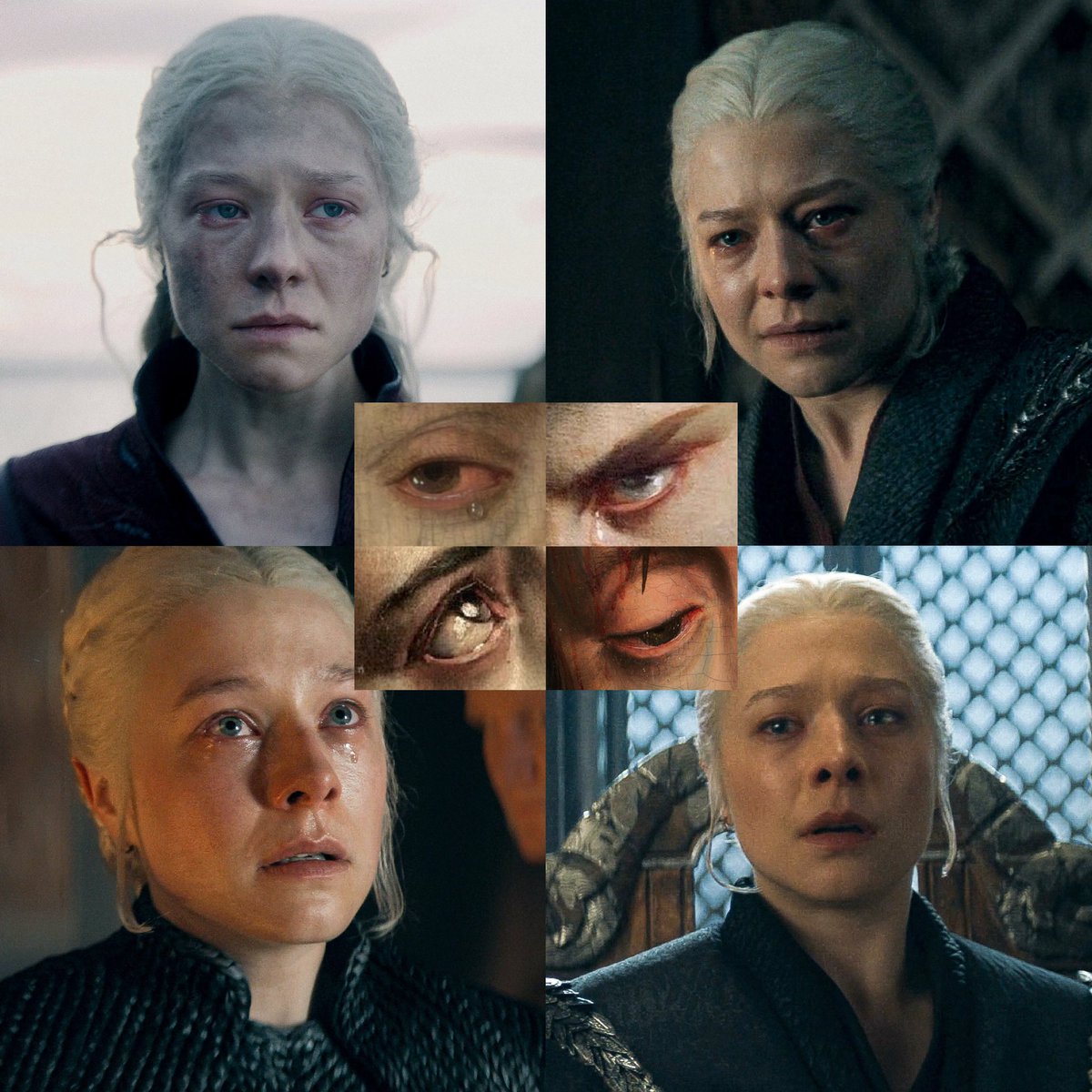 itshelenwhat's tweet photo. the art of rhaenyra targaryen 🤍 https://t.co/SjKR7dVMkJ