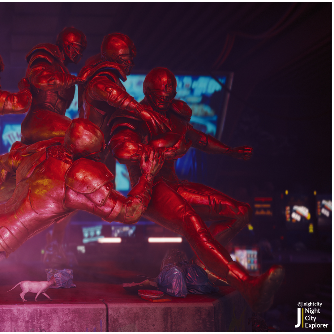 J_in_Night_City's tweet photo. Where did our greatness go?
📷captured in Photo Mode
#CyberpunkPhotography #NightCity #Cyberpunk2077 #VirtualPhotography #CyberpunkEdgerunners https://t.co/26g5PEwN3G