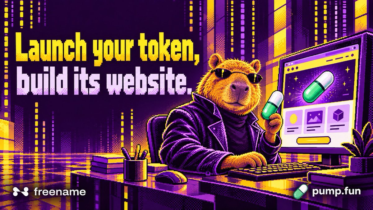 freenamecom's tweet photo. Deploy on Solana, build the dapp, claim the domain – one session, no extra fee.

Everyone has a CA. Almost nobody has a site.

Build yours → https://t.co/QVtU2ap9cf https://t.co/kT7vR4AFdz