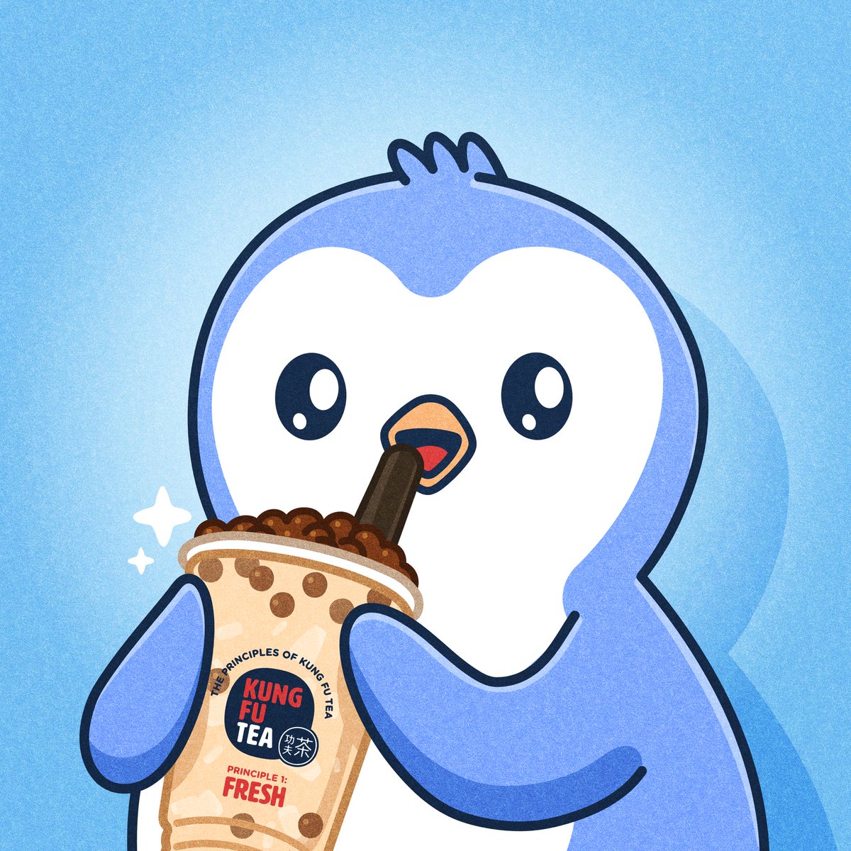 pudgypenguins's tweet photo. Pengu is now live at Kung Fu Tea nationwide, bringing Pudgy Penguins into the beverage category.

With Pudgy-branded drinks and exclusive products, we're making Pudgy Penguins part of everyday life for a whole new audience.

More info below. https://t.co/YOdeeR9TFq