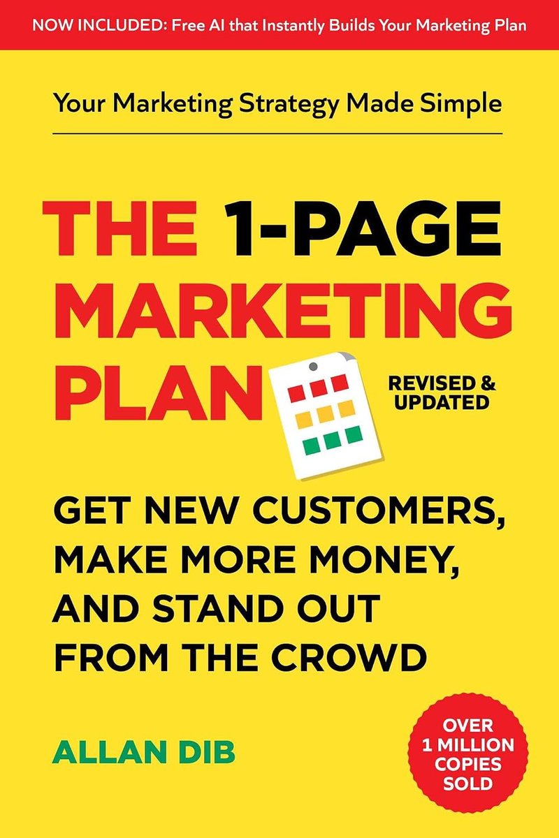 ReadersVault's tweet photo. The 1-Page Marketing Plan: Get New Customers, Make More Money, And Stand out From The Crowd https://t.co/5g6pL5HDyF https://t.co/8HZXdh9Vwf