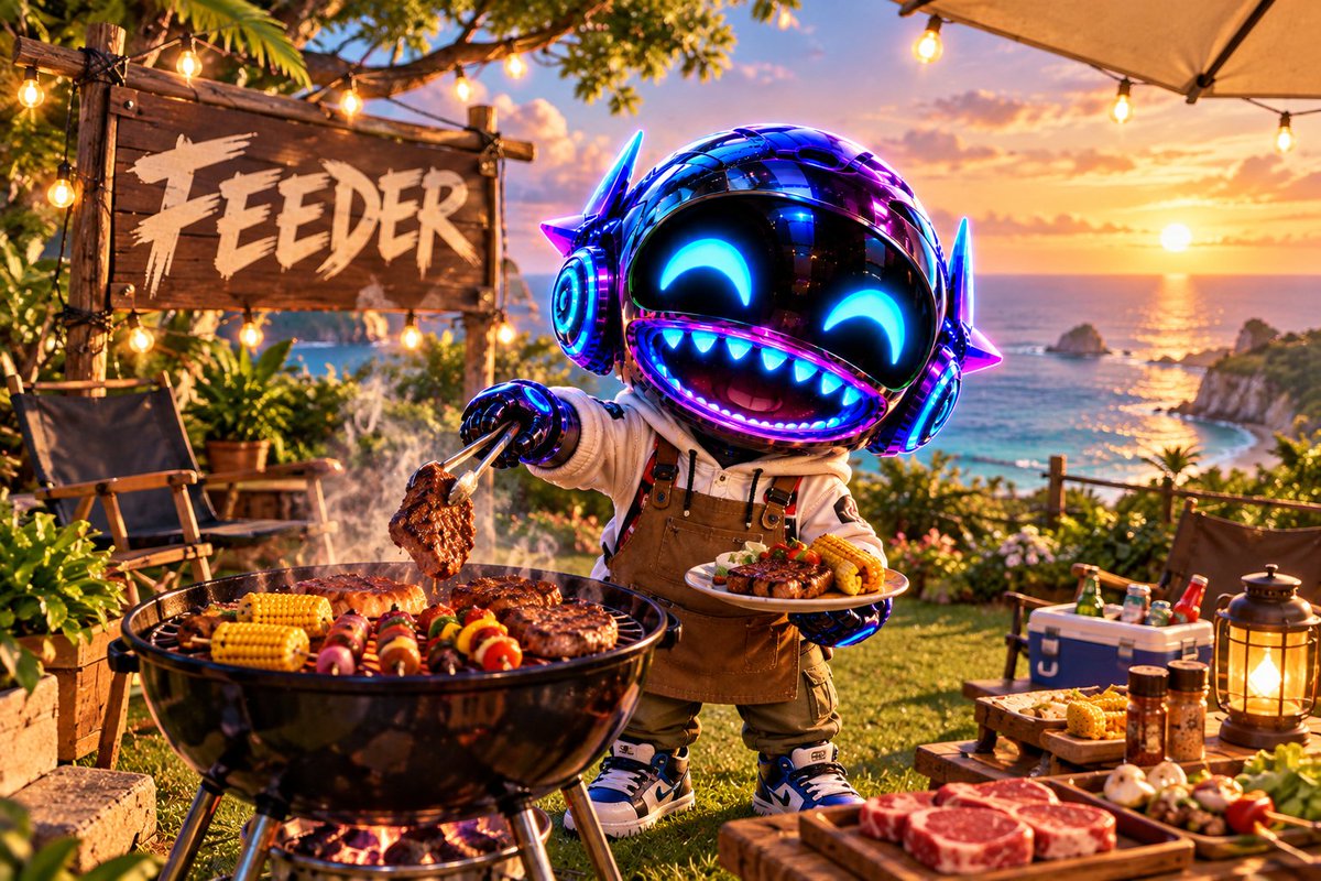 melodymfer's tweet photo. Who's joining the BBQ with $FEEDER? 👀

Ca : FpqXZ58ycPwFSr2Aw9QdLDferRVGRE5vEcUftTbcpump https://t.co/iGD3B5z7QZ